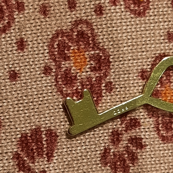 AUTHENTIC GENUINE 14K YELLOW GOLD over sterling silver CHARM bracelet heart ๐ - Picture 3 of 6